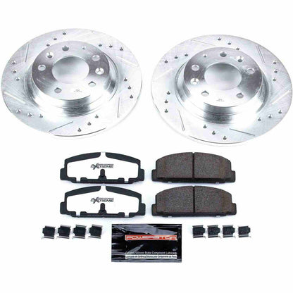 PowerStop Power Stop 03-05 Mazda 6 Rear Z26 Street Warrior Brake Kit K2452-26