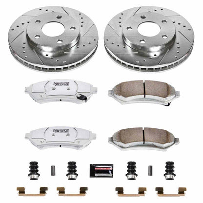 PowerStop Power Stop 97-05 Buick Century Front Z26 Street Warrior Brake Kit K2553-26