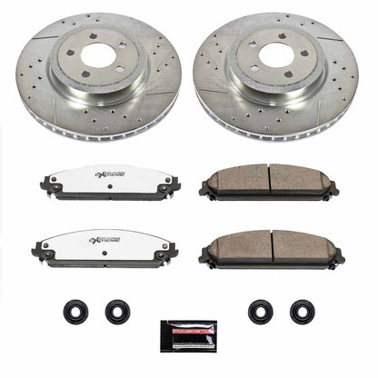 PowerStop Power Stop 05-19 Chrysler 300 Front Z26 Street Warrior Brake Kit K2560-26
