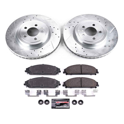 PowerStop Power Stop 05-19 Chrysler 300 Front Z23 Evolution Sport Brake Kit K2560