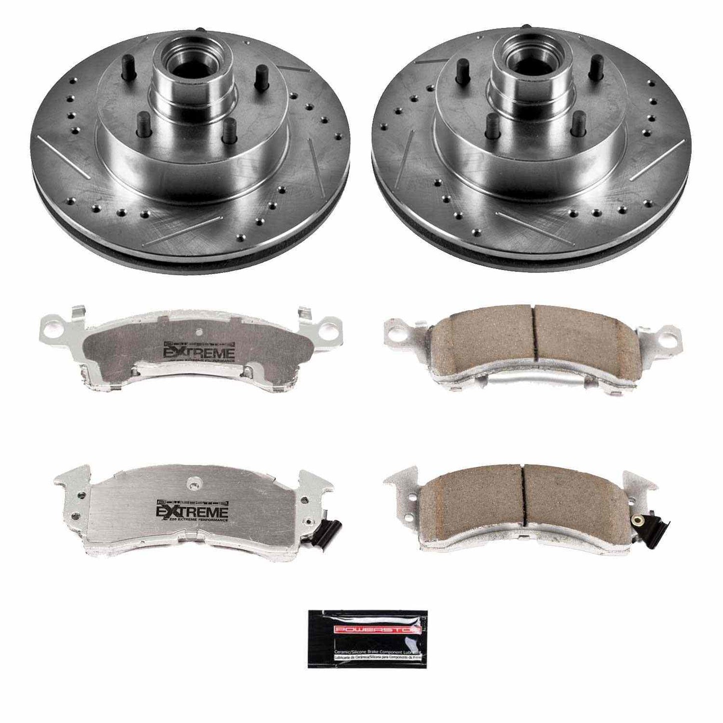 PowerStop Power Stop 1975 Buick Apollo Front Z26 Street Warrior Brake Kit K2580-26