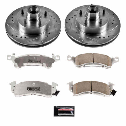 PowerStop Power Stop 1975 Buick Apollo Front Z26 Street Warrior Brake Kit K2580-26