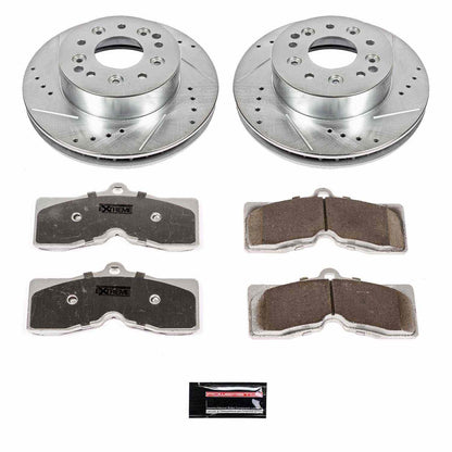 PowerStop Power Stop 1969 Chevrolet Camaro Front or Rear Z26 Street Warrior Brake Kit K2596-26