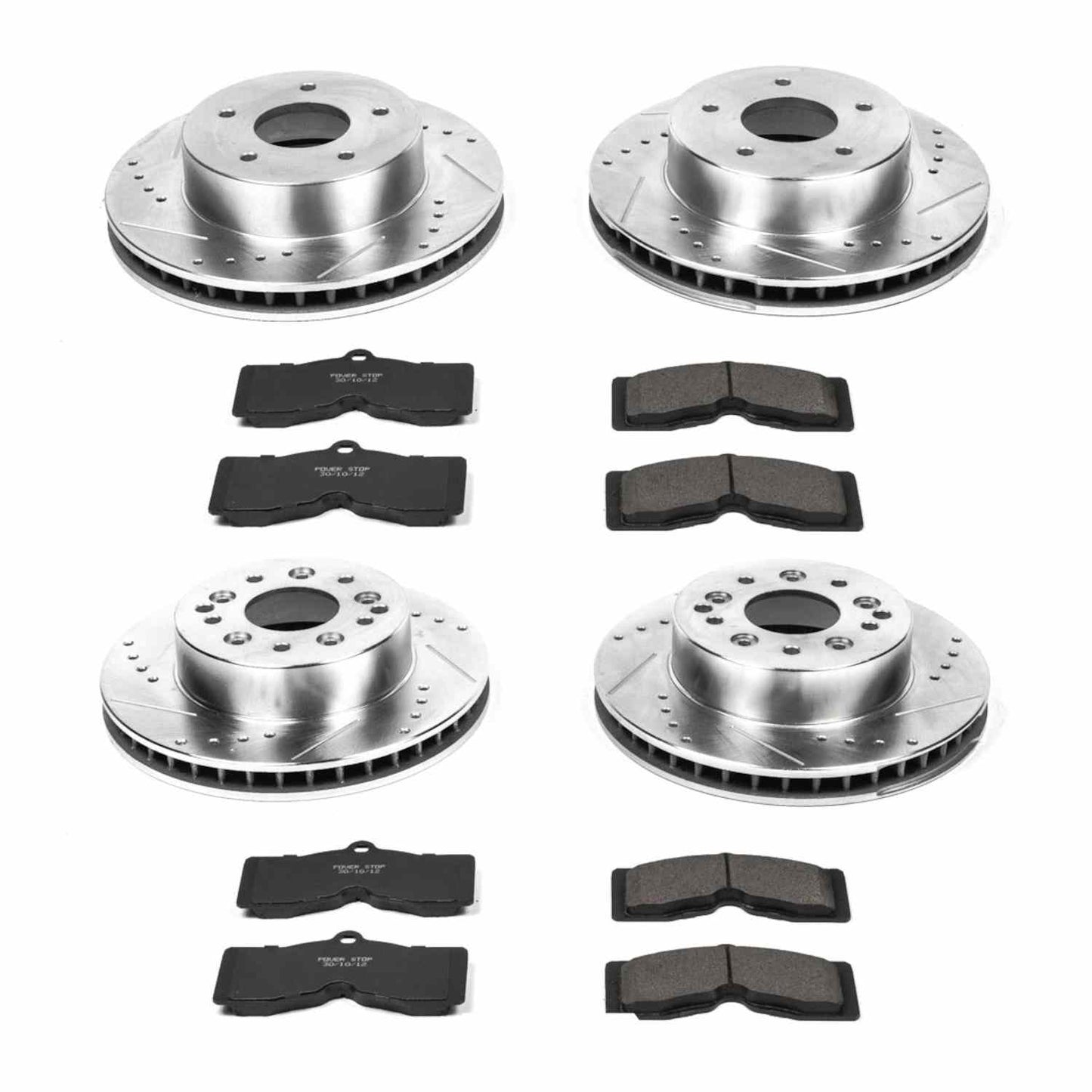 PowerStop Power Stop 63-82 Chevrolet Corvette Front & Rear Z23 Evolution Sport Brake Kit K2597