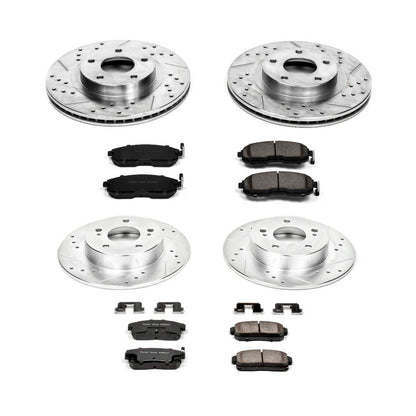 PowerStop Power Stop 02-04 Infiniti I35 Front & Rear Z23 Evolution Sport Brake Kit K2706