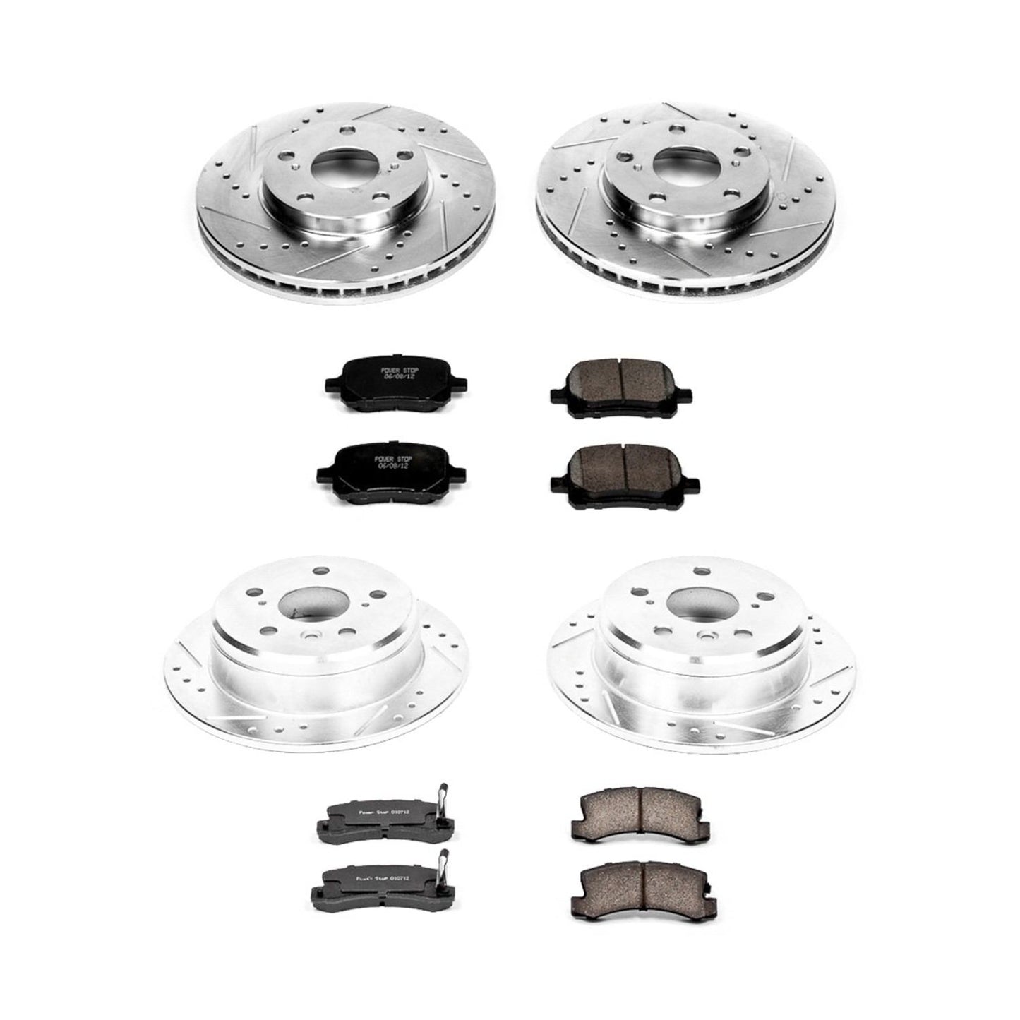 PowerStop Power Stop 97-99 Lexus ES300 Front & Rear Z23 Evolution Sport Brake Kit K2713