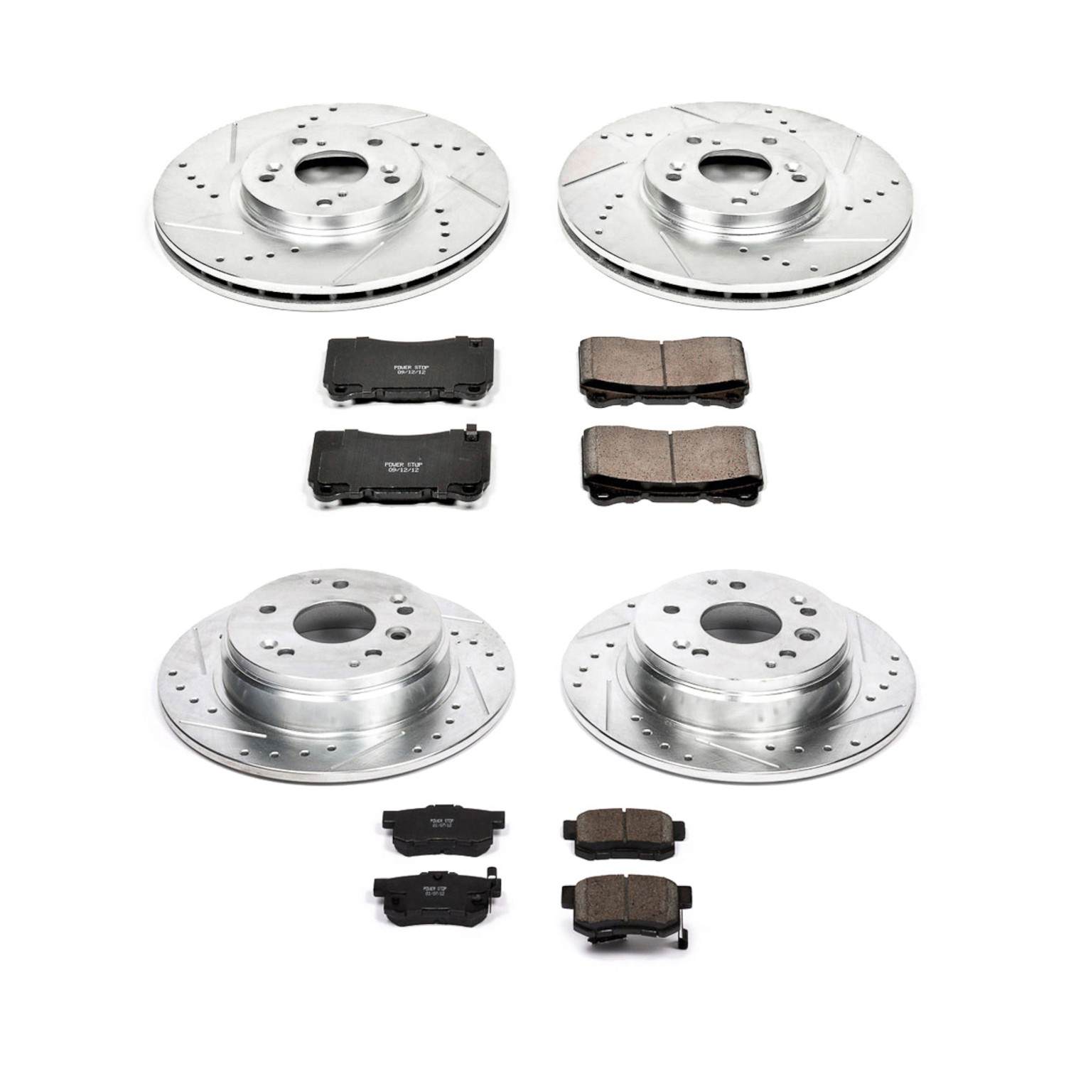 PowerStop Power Stop 04-08 Acura TL Front & Rear Z23 Evolution Sport Brake Kit K2718