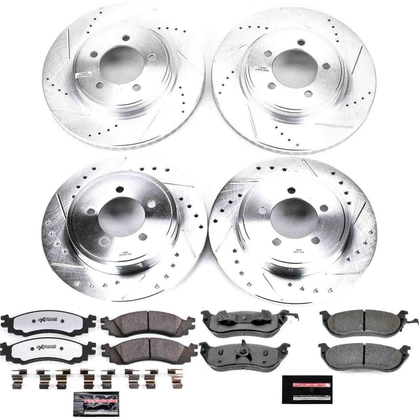 PowerStop Power Stop 2006 Mercury Mountaineer Front & Rear Z36 Truck & Tow Brake Kit K2721-36