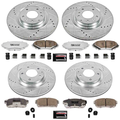 PowerStop Power Stop 04-11 Mazda RX-8 Front & Rear Z26 Street Warrior Brake Kit K2727-26