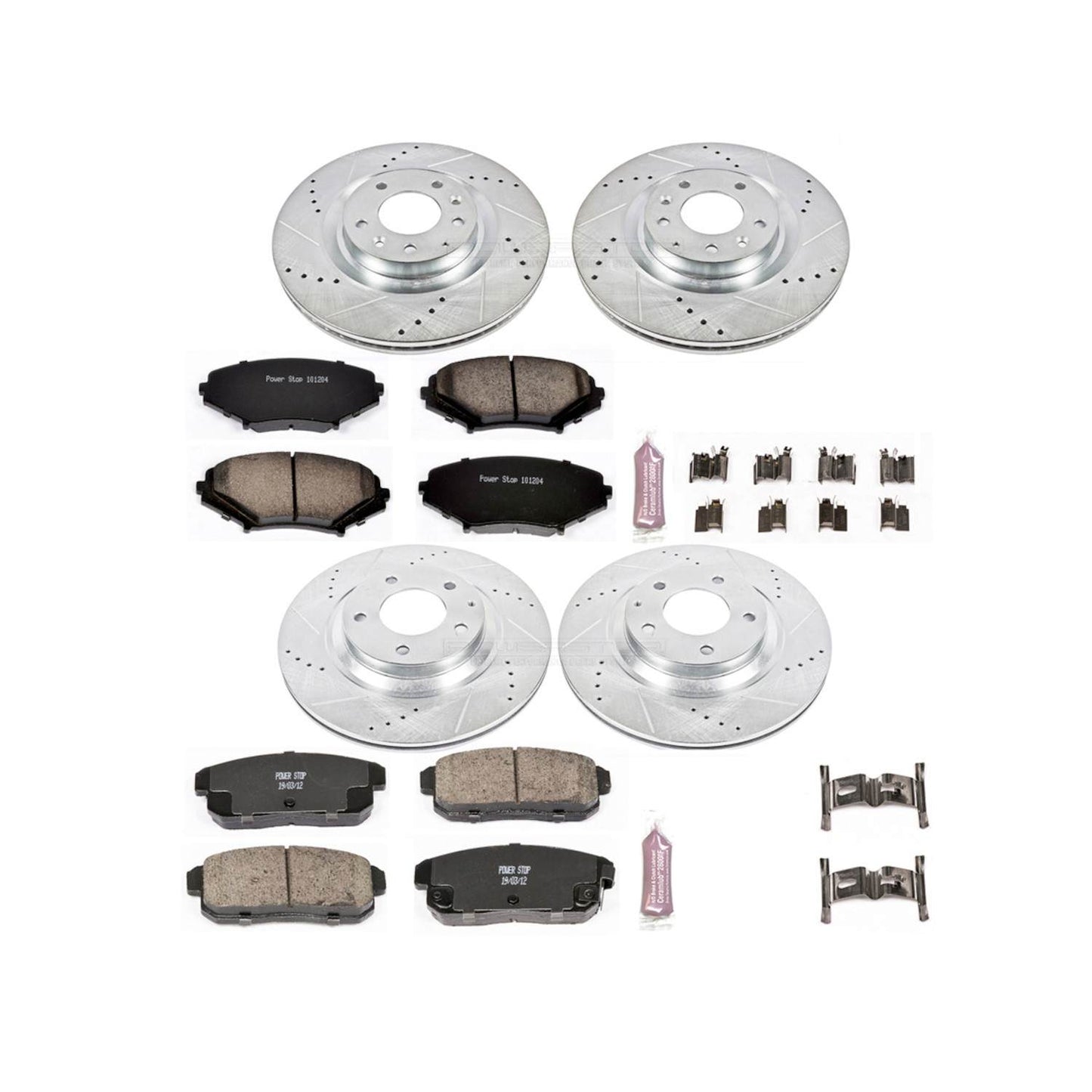 PowerStop Power Stop 04-11 Mazda RX-8 Front & Rear Z23 Evolution Sport Brake Kit K2727