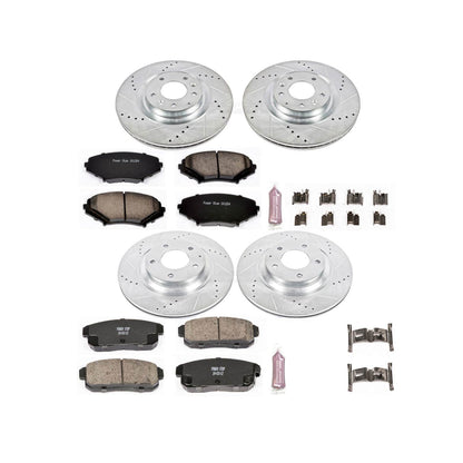 PowerStop Power Stop 04-11 Mazda RX-8 Front & Rear Z23 Evolution Sport Brake Kit K2727