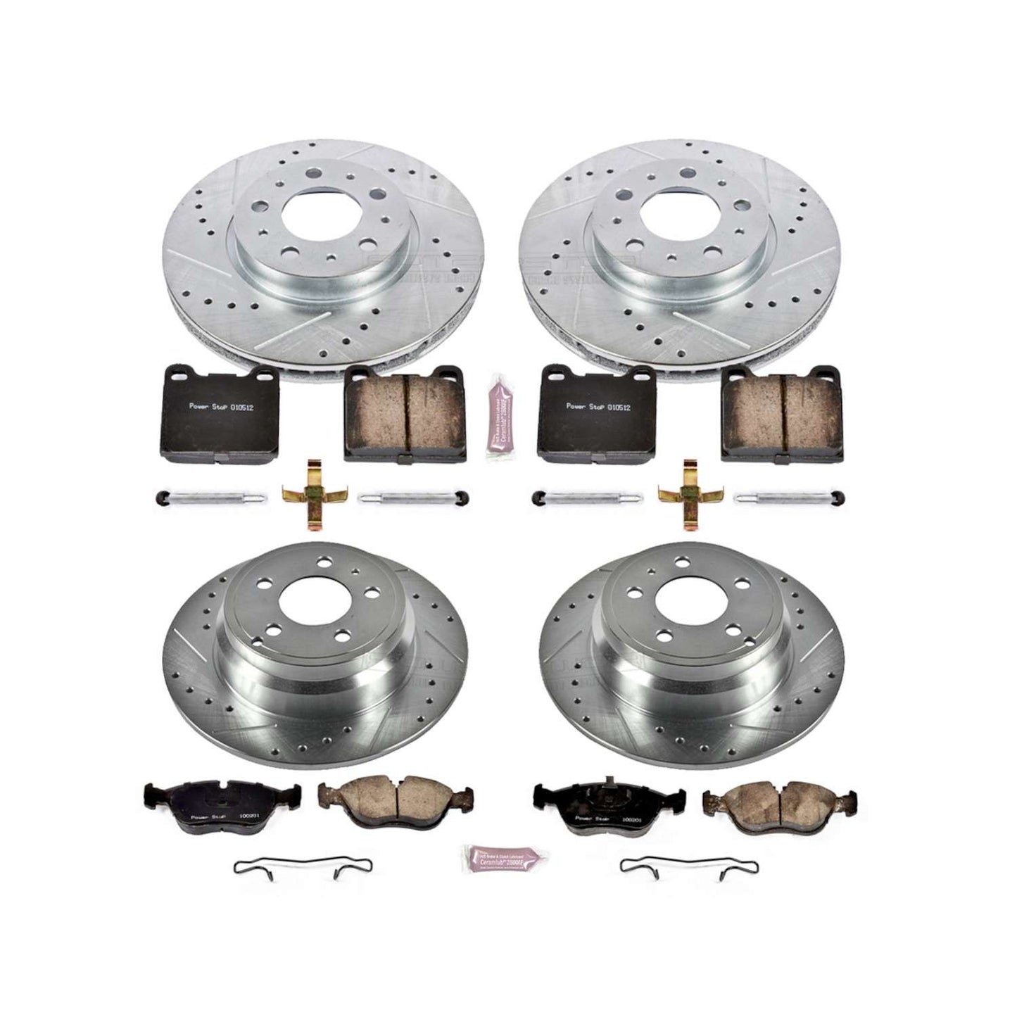 PowerStop Power Stop 94-97 Volvo 850 Front & Rear Z23 Evolution Sport Brake Kit K2728