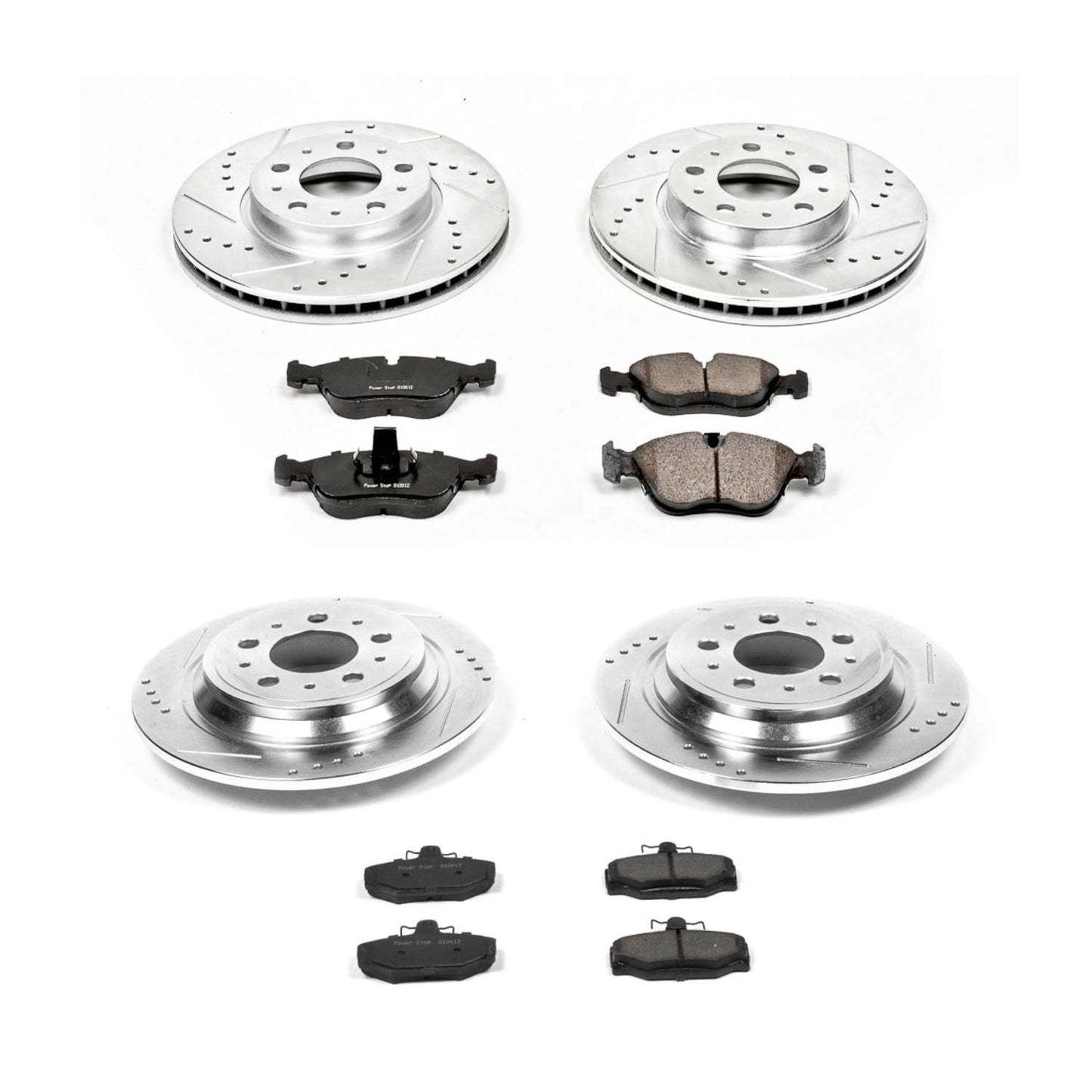 PowerStop Power Stop 98-99 Volvo V70 Front & Rear Z23 Evolution Sport Brake Kit K2736