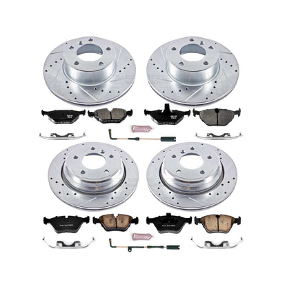 PowerStop Power Stop 01-03 BMW 525i Front & Rear Z23 Evolution Sport Brake Kit K2746