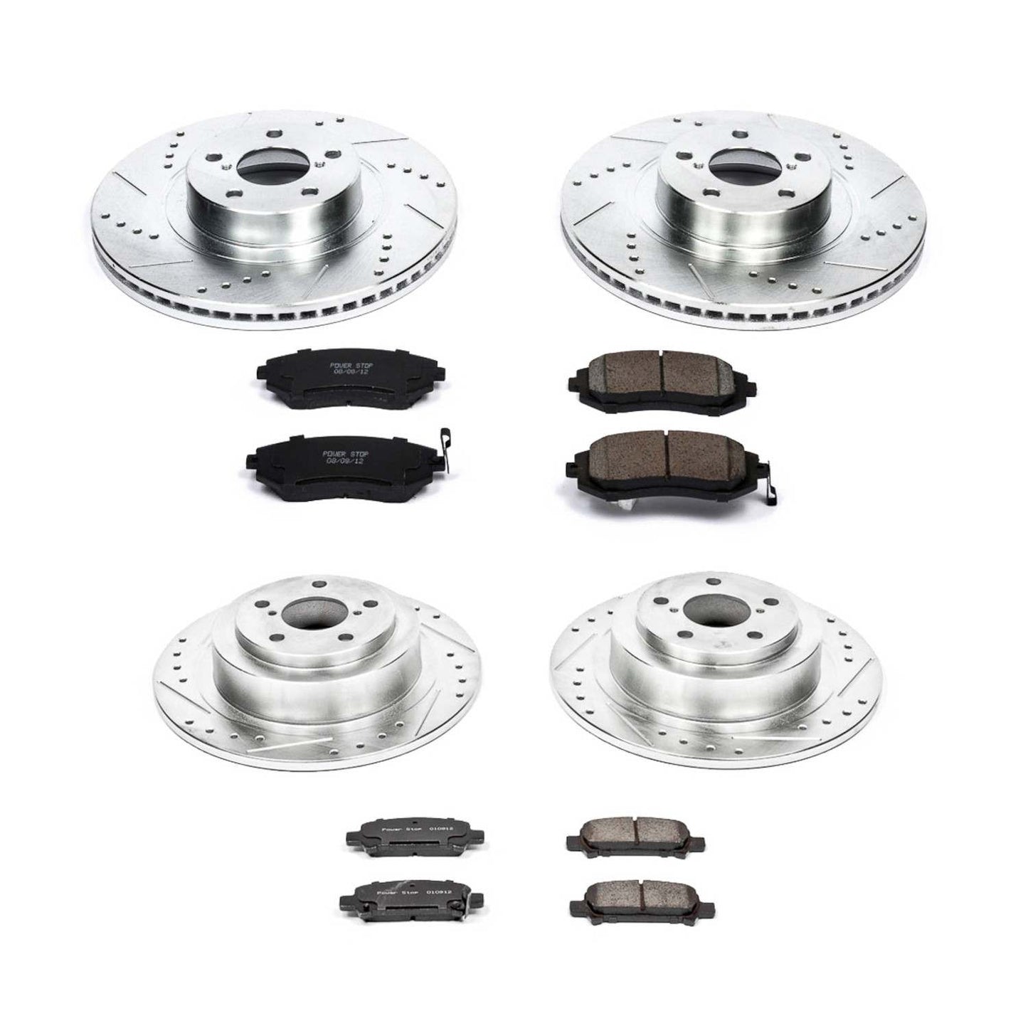 PowerStop Power Stop 04-06 Subaru Baja Front & Rear Z23 Evolution Sport Brake Kit K2748