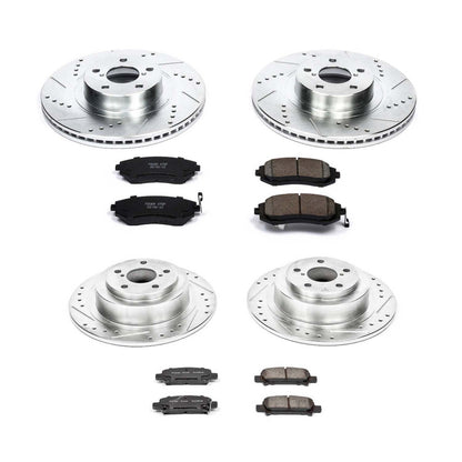PowerStop Power Stop 04-06 Subaru Baja Front & Rear Z23 Evolution Sport Brake Kit K2748