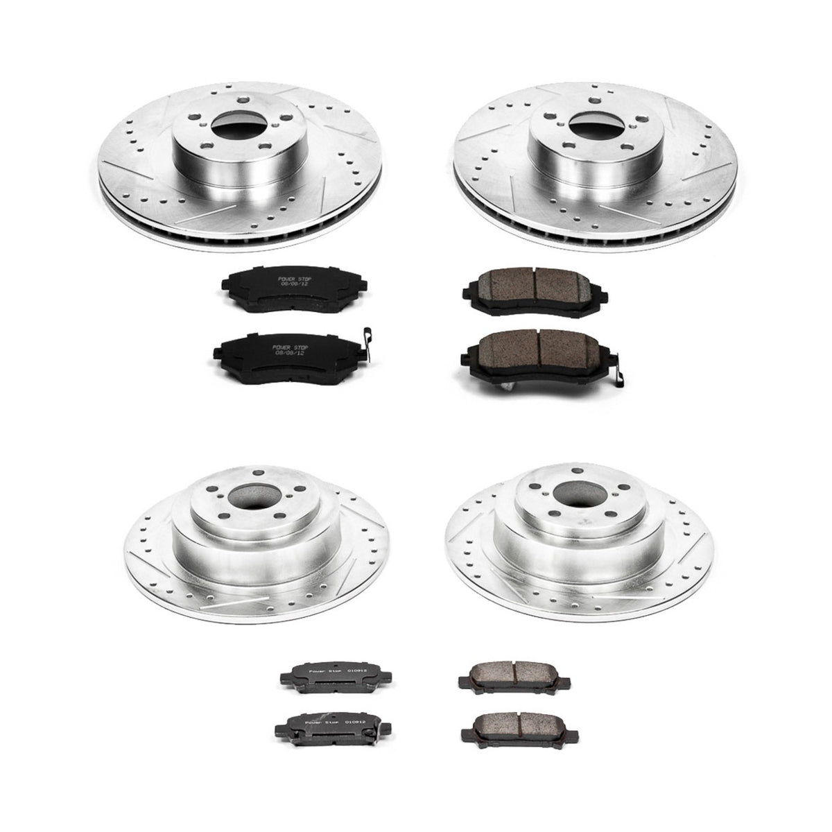 PowerStop Power Stop 03-06 Subaru Baja Front & Rear Z23 Evolution Sport Brake Kit K2751