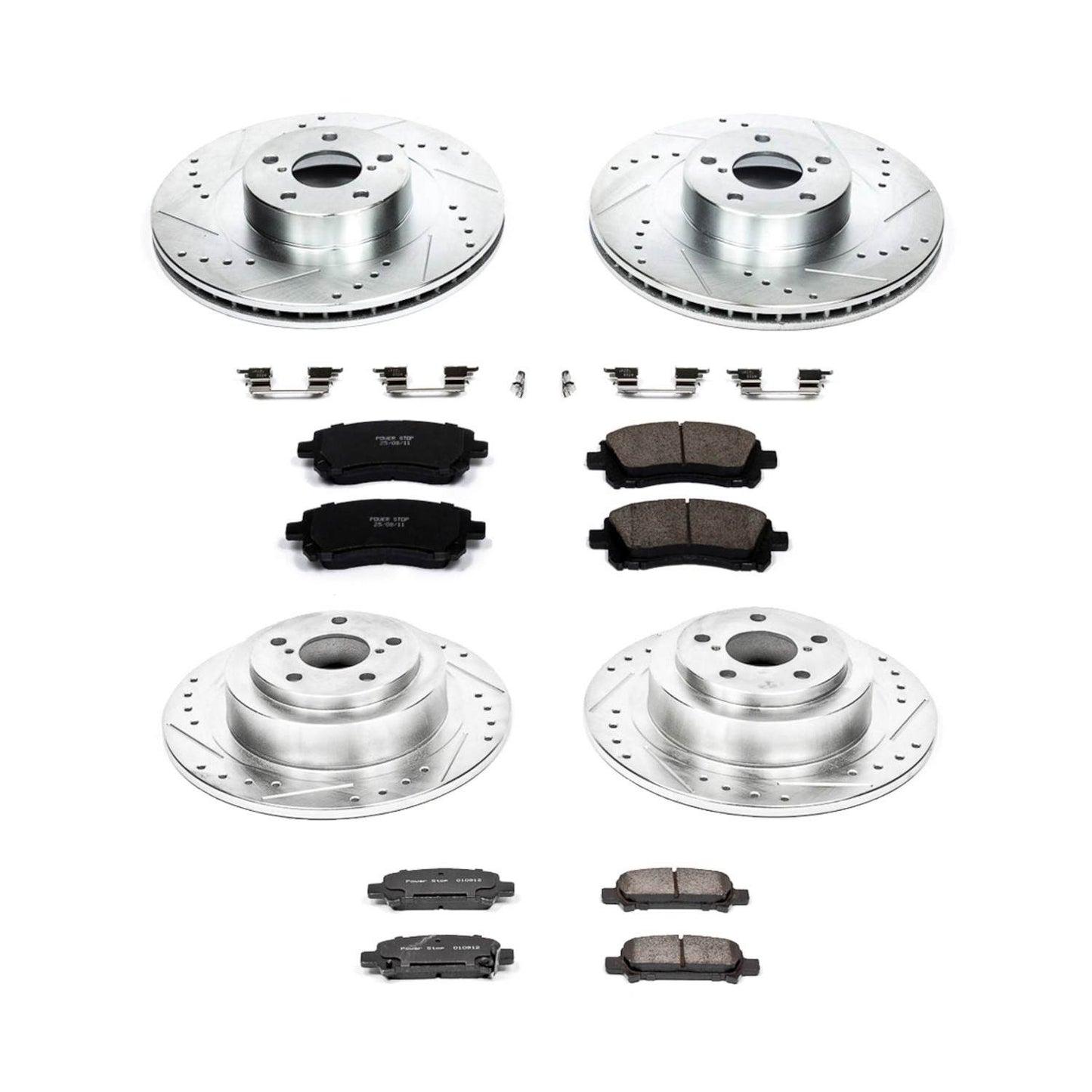 PowerStop Power Stop 2001 Subaru Legacy Front & Rear Z23 Evolution Sport Brake Kit K2752