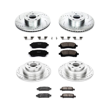 PowerStop Power Stop 2001 Subaru Legacy Front & Rear Z23 Evolution Sport Brake Kit K2752