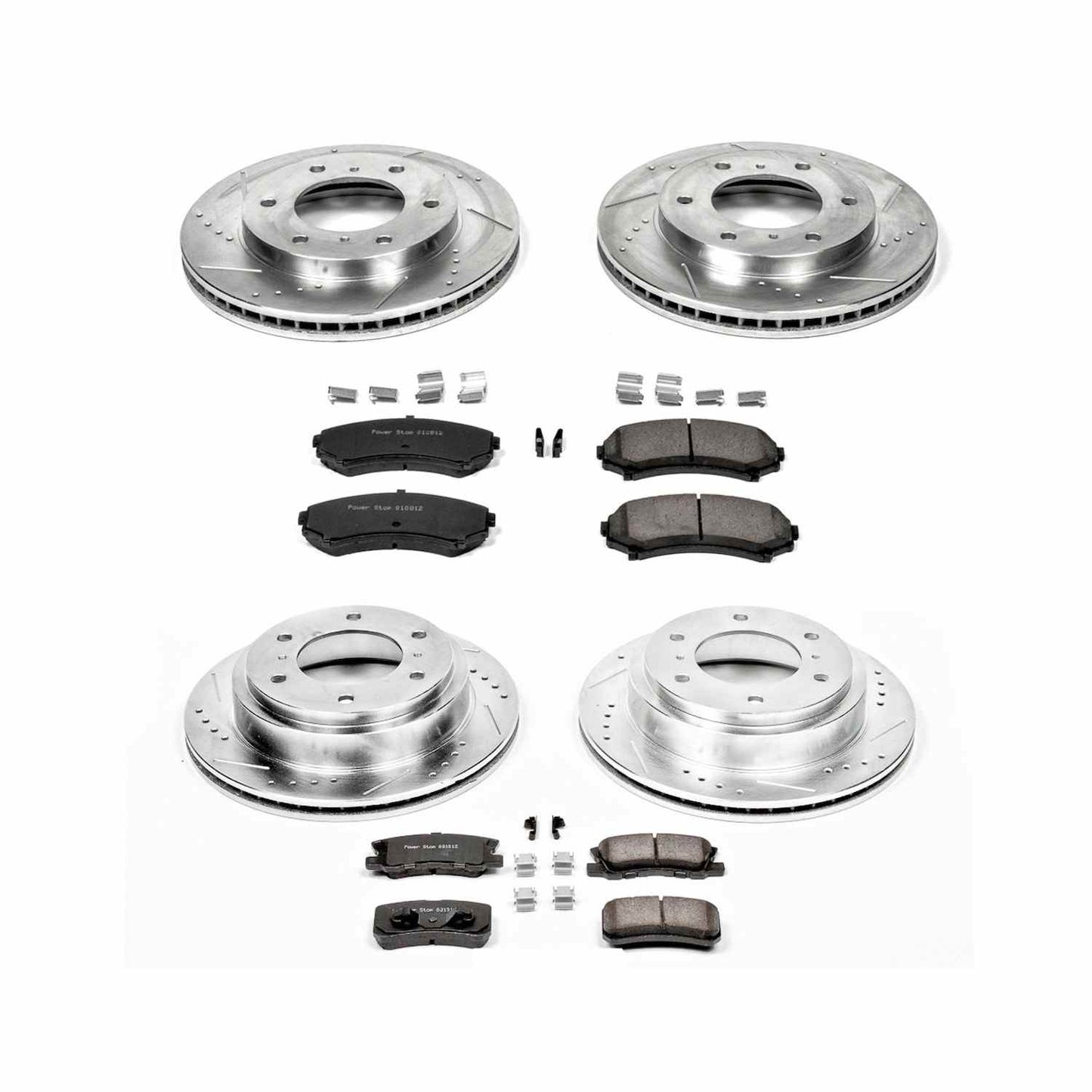 PowerStop Power Stop 01-06 Mitsubishi Montero Front & Rear Z23 Evolution Sport Brake Kit K2755