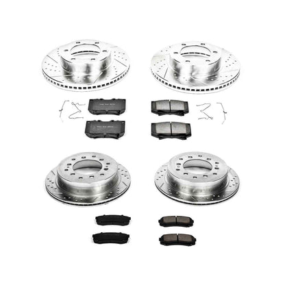 Power Stop 01-02 Toyota Sequoia Front & Rear Z23 Evolution Sport Brake Kit K2756