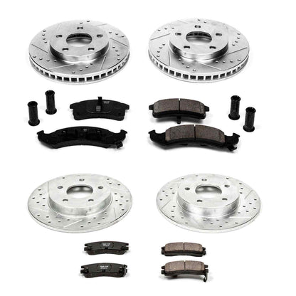 Power Stop 94-96 Cadillac DeVille Front & Rear Z23 Evolution Sport Brake Kit K2763