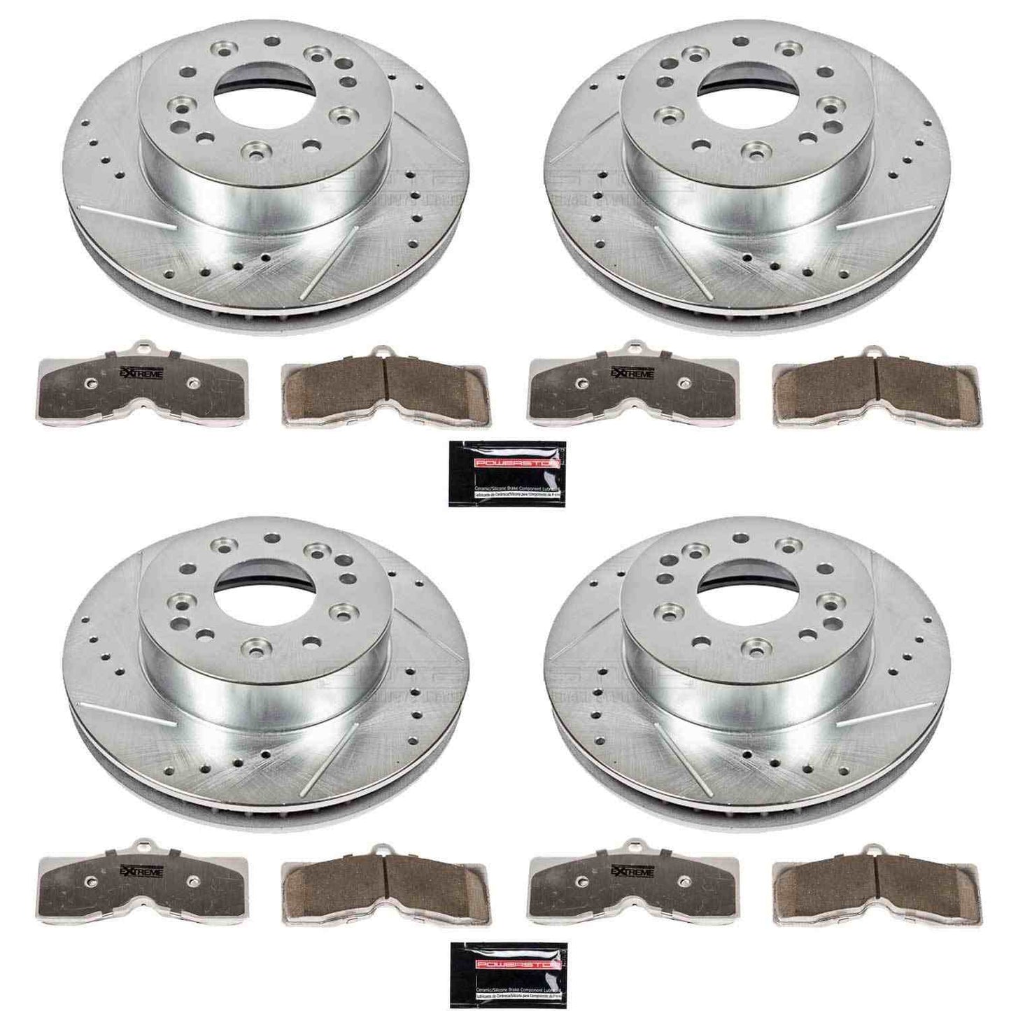 PowerStop Power Stop 1969 Chevrolet Camaro Front & Rear Z26 Street Warrior Brake Kit K2769-26