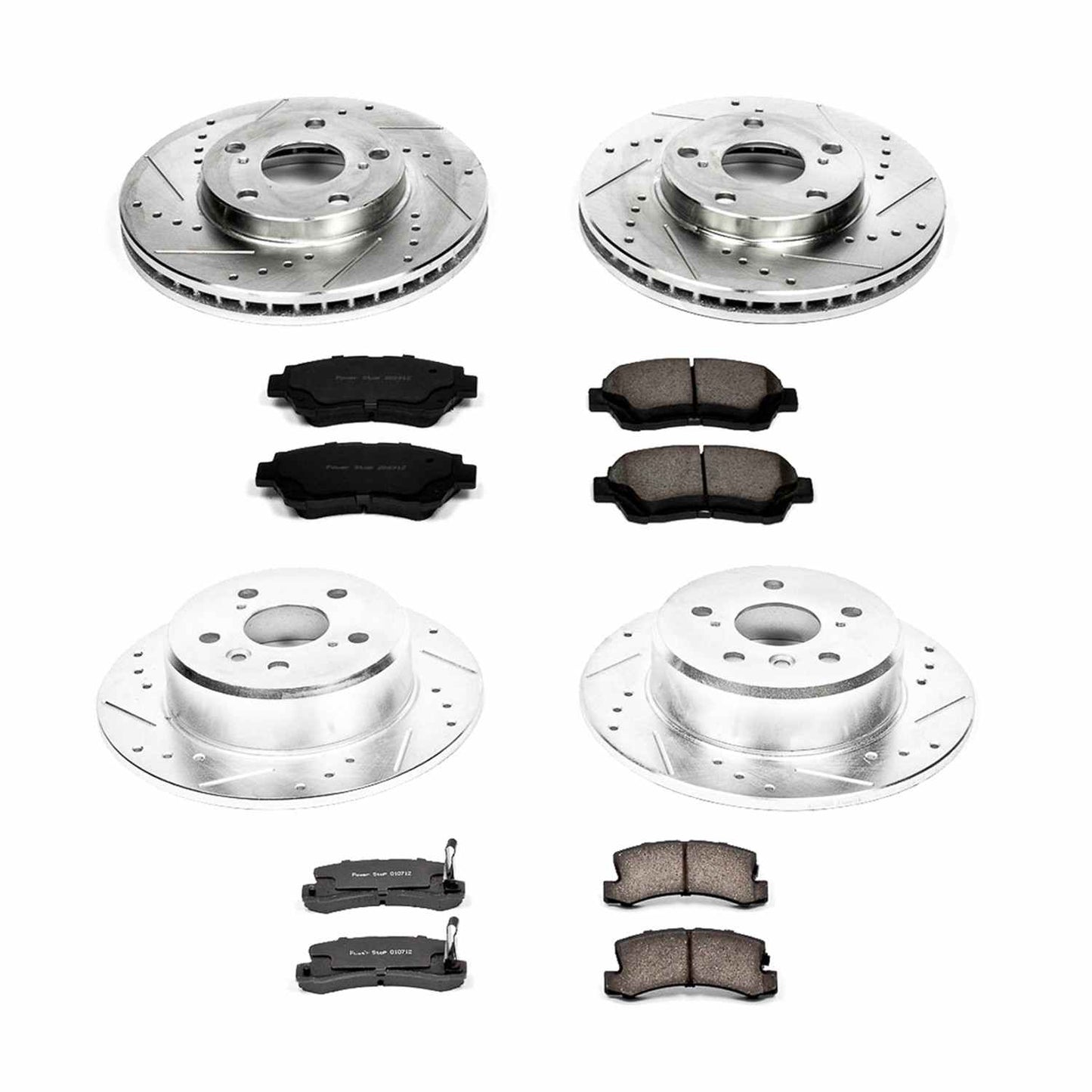 PowerStop Power Stop 92-96 Lexus ES300 Front & Rear Z23 Evolution Sport Brake Kit K2776