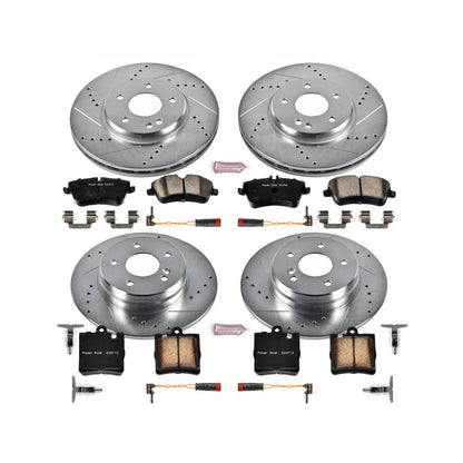 PowerStop Power Stop 2003 Mercedes-Benz C230 Front & Rear Z23 Evolution Sport Brake Kit K2783