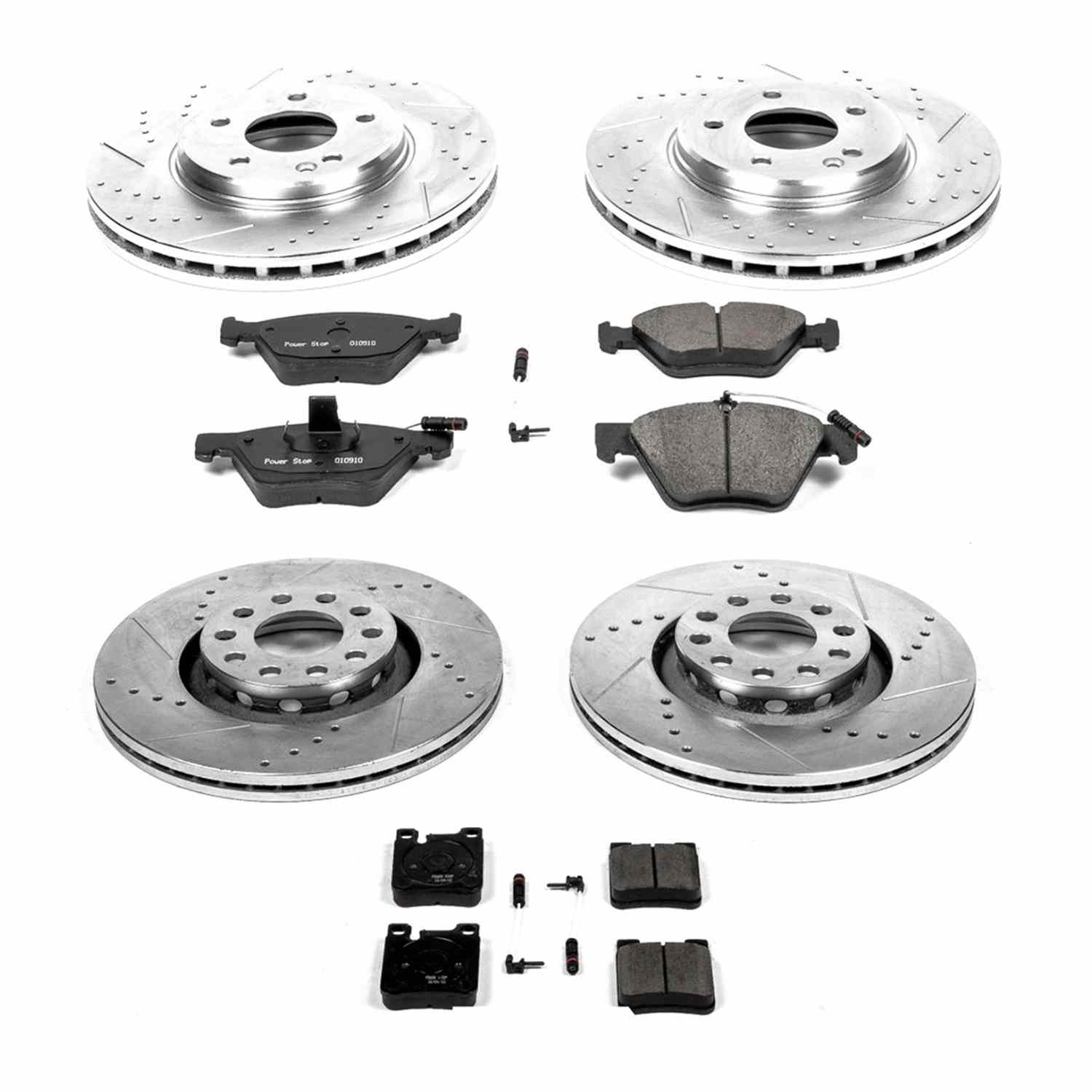 Power Stop 98-99 Mercedes-Benz CLK320 Front & Rear Z23 Evolution Sport Brake Kit K2785