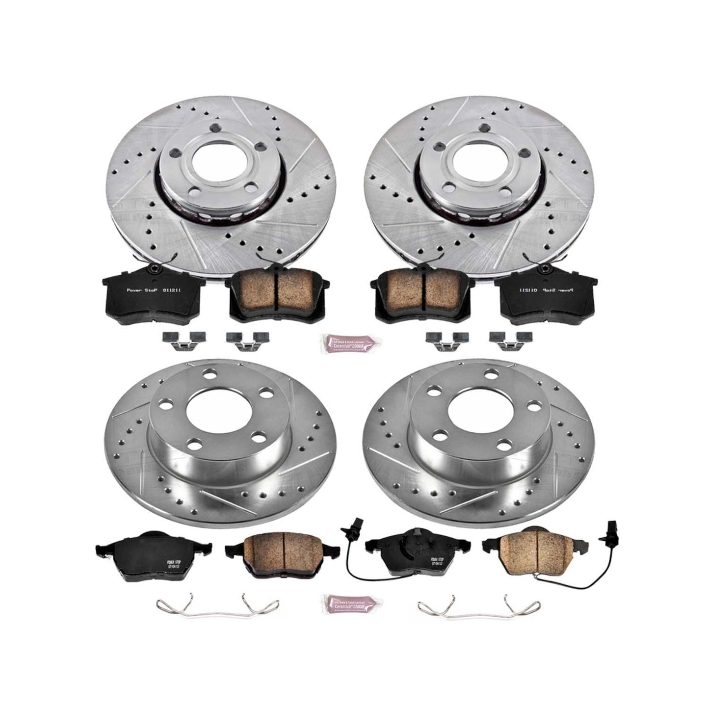 PowerStop Power Stop 99-05 Volkswagen Passat Front & Rear Z23 Evolution Sport Brake Kit K2800