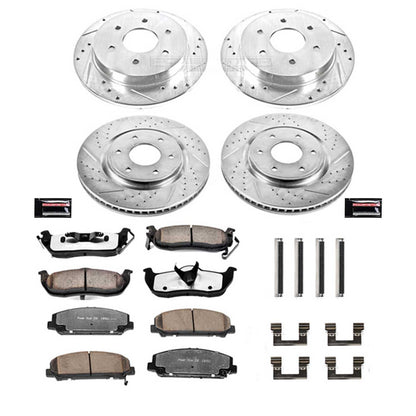 PowerStop Power Stop 06-07 Infiniti QX56 Front & Rear Z36 Truck & Tow Brake Kit K2804-36