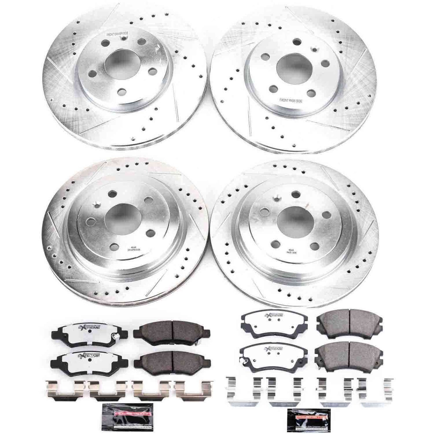 PowerStop Power Stop 10-15 Chevrolet Camaro Front & Rear Z26 Street Warrior Brake Kit K2816-26