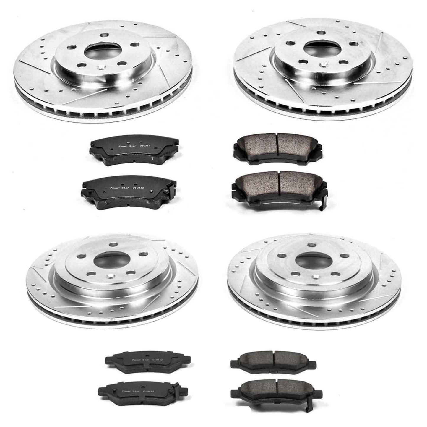 PowerStop Power Stop 10-15 Chevrolet Camaro Front & Rear Z23 Evolution Sport Brake Kit K2816