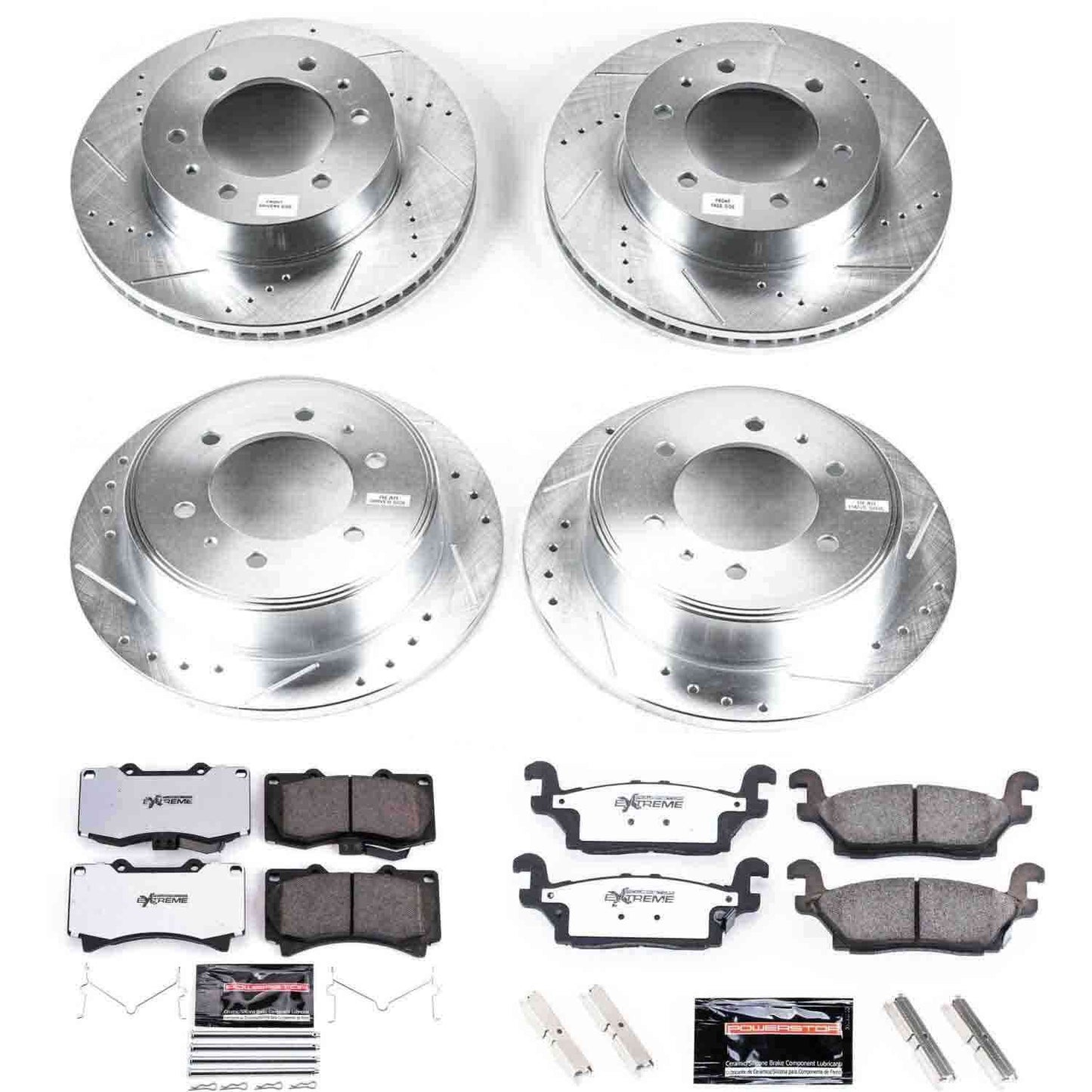 PowerStop Power Stop 06-10 Hummer H3 Front & Rear Z36 Truck & Tow Brake Kit K2820-36