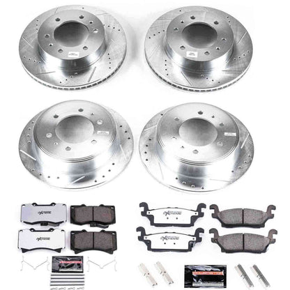 PowerStop Power Stop 06-10 Hummer H3 Front & Rear Z36 Truck & Tow Brake Kit K2820-36