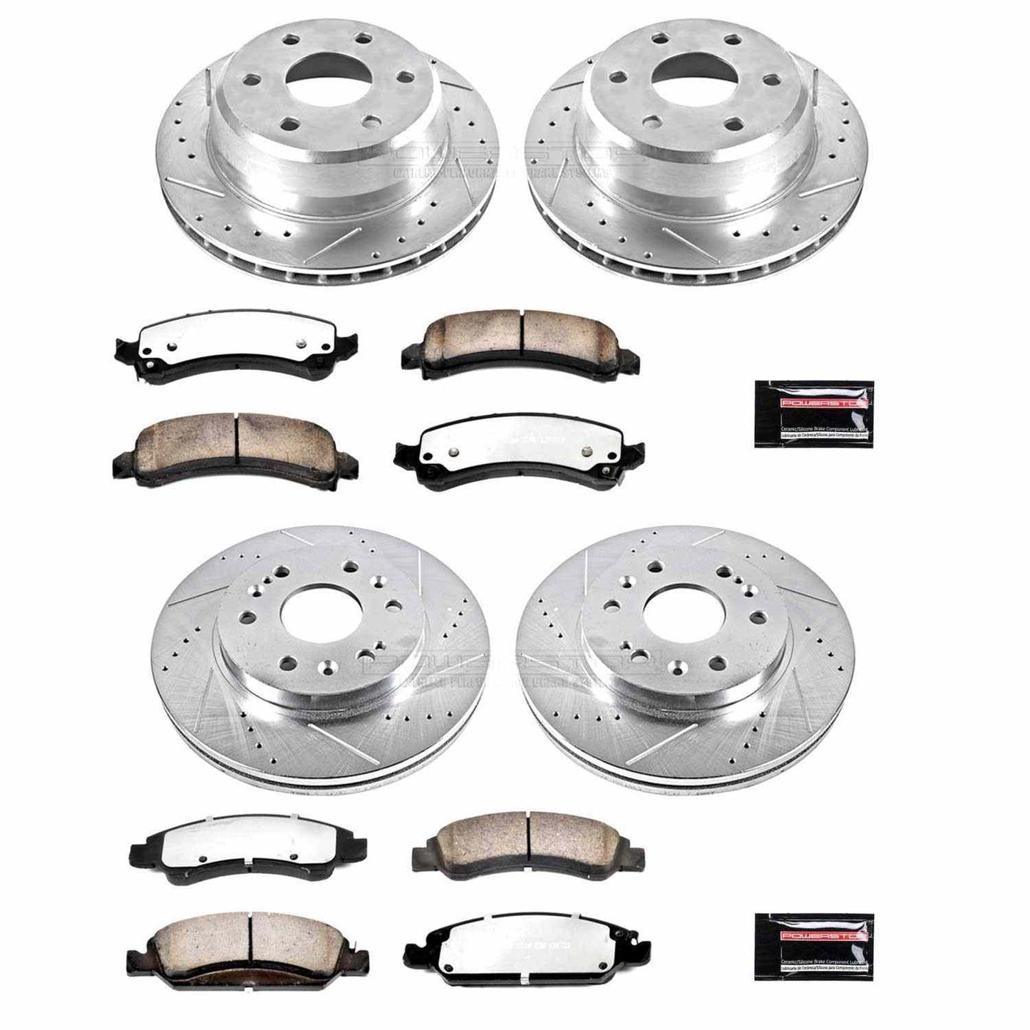 PowerStop Power Stop 09-14 Chevrolet Express 1500 Front & Rear Z36 Truck & Tow Brake Kit K2826-36