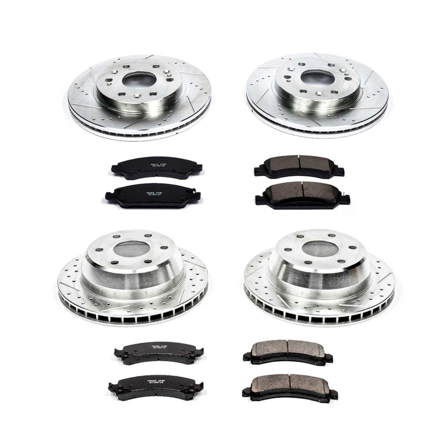 PowerStop Power Stop 09-14 Chevrolet Express 1500 Front & Rear Z23 Evolution Sport Brake Kit K2826