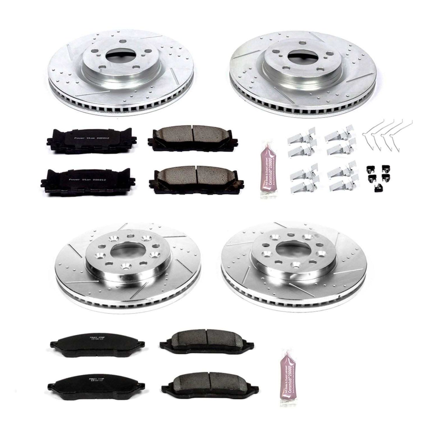PowerStop Power Stop 04-07 Ford Freestar Front & Rear Z23 Evolution Sport Brake Kit K2828