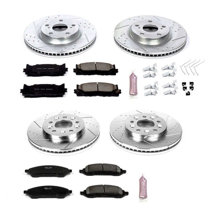 PowerStop Power Stop 04-07 Ford Freestar Front & Rear Z23 Evolution Sport Brake Kit K2828