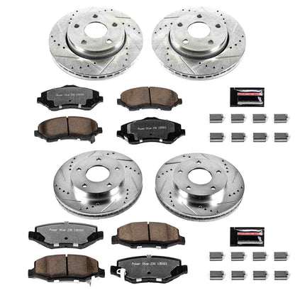 PowerStop Power Stop 07-11 Dodge Nitro Front & Rear Z36 Truck & Tow Brake Kit K2832-36