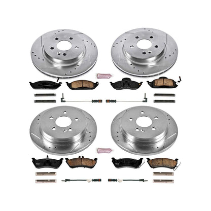 PowerStop Power Stop 98-03 Mercedes-Benz ML320 Front & Rear Z23 Evolution Sport Brake Kit K2833