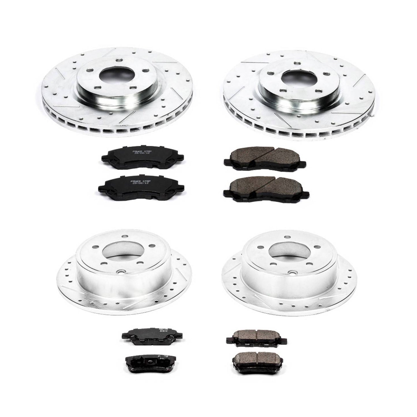 PowerStop Power Stop 11-14 Chrysler 200 Front & Rear Z23 Evolution Sport Brake Kit K2840