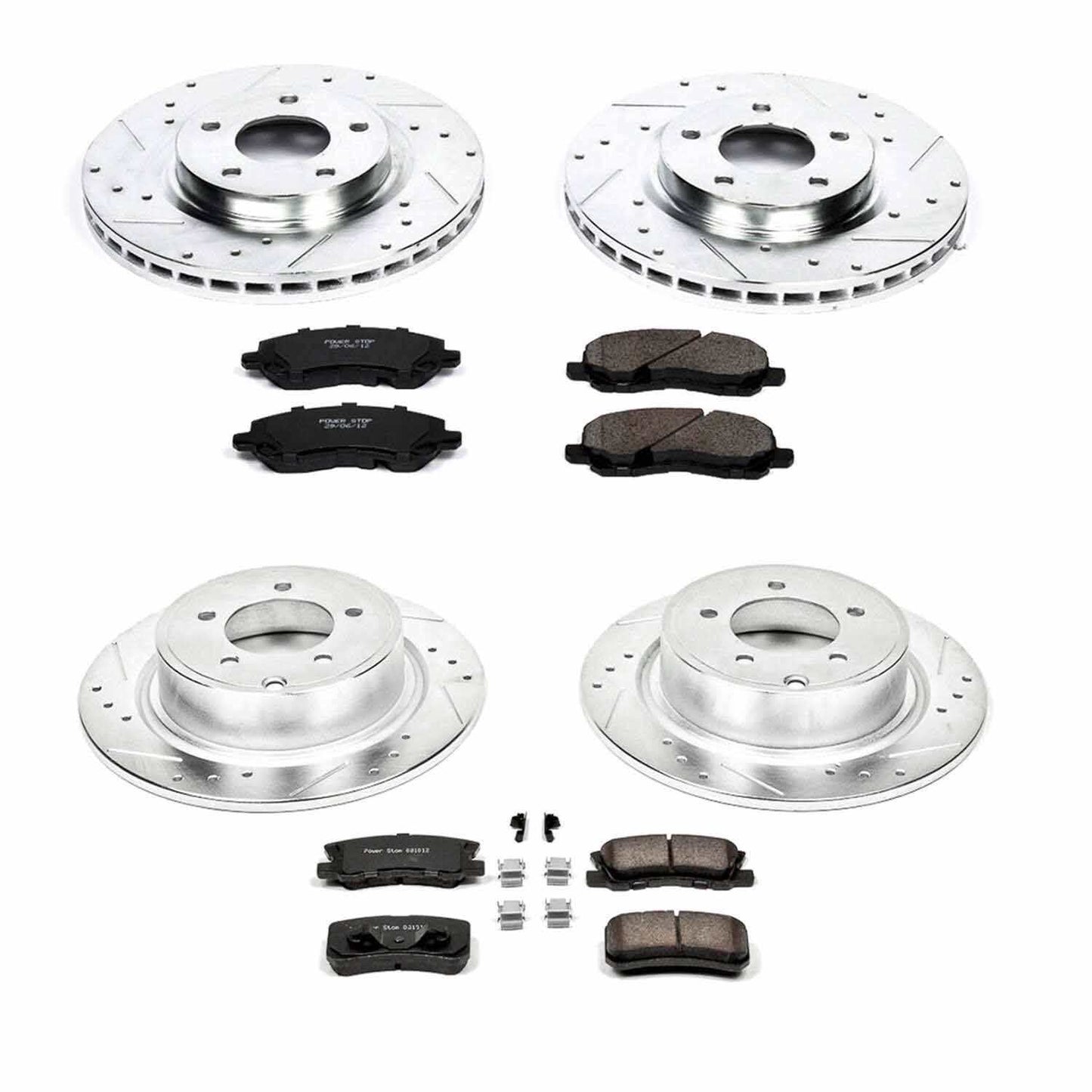 PowerStop Power Stop 11-14 Chrysler 200 Front & Rear Z23 Evolution Sport Brake Kit K2848