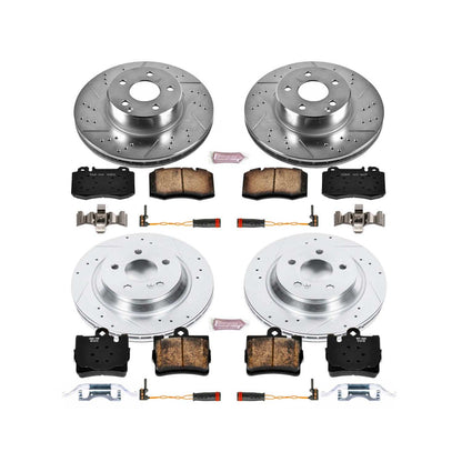 PowerStop Power Stop 02-03 Mercedes-Benz S500 Front & Rear Z23 Evolution Sport Brake Kit K2851