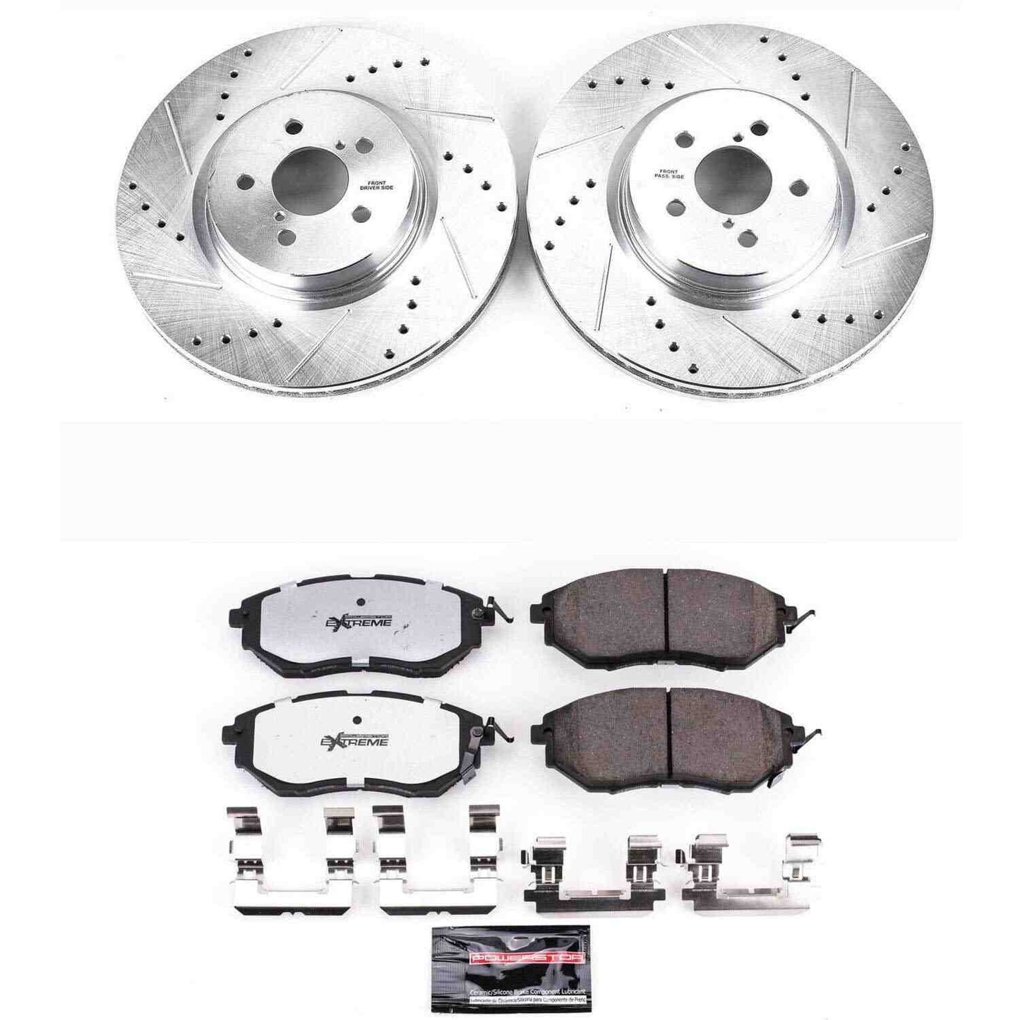 PowerStop Power Stop 14-18 Subaru Forester Front Z26 Street Warrior Brake Kit K285-26