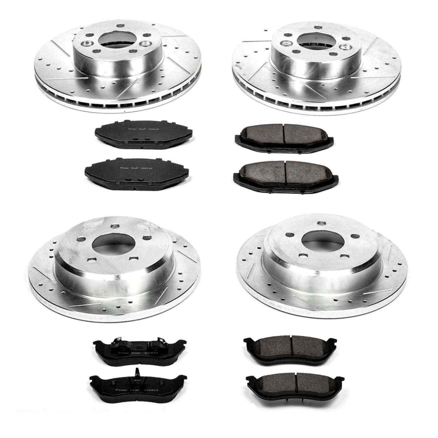 PowerStop Power Stop 98-02 Ford Crown Victoria Front & Rear Z23 Evolution Sport Brake Kit K2861