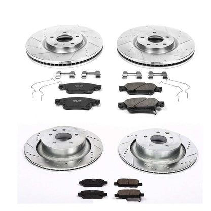 PowerStop Power Stop 07-08 Infiniti G35 Front & Rear Z23 Evolution Sport Brake Kit K2862