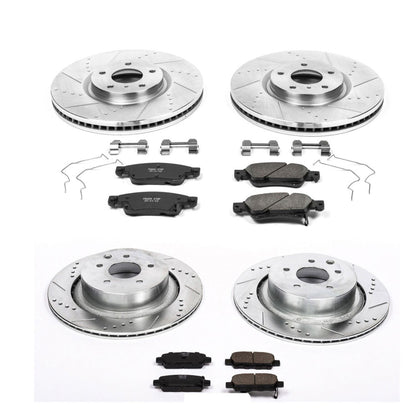 PowerStop Power Stop 07-08 Infiniti G35 Front & Rear Z23 Evolution Sport Brake Kit K2862