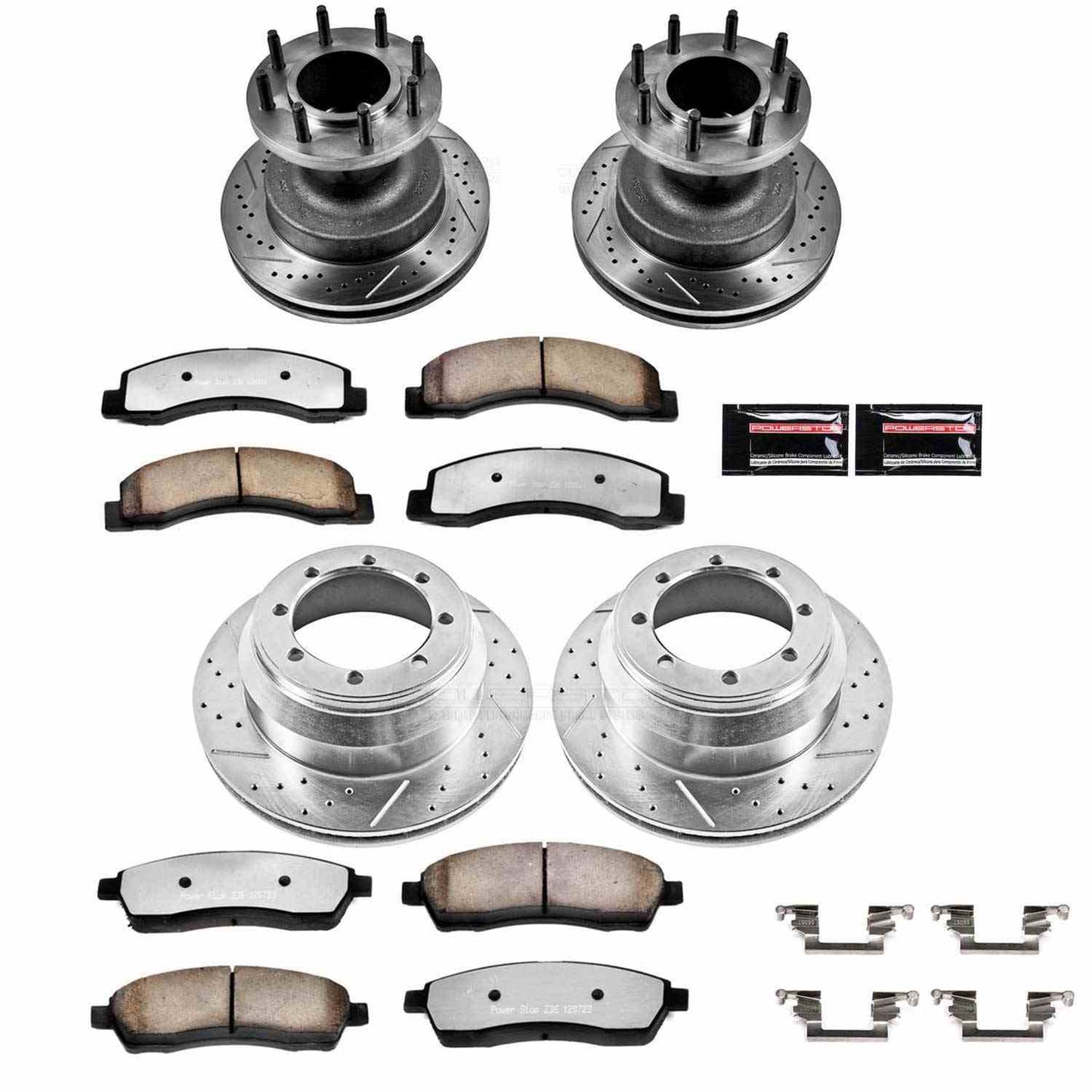 PowerStop Power Stop 99-02 Ford F-350 Super Duty Front & Rear Z36 Truck & Tow Brake Kit K2868-36
